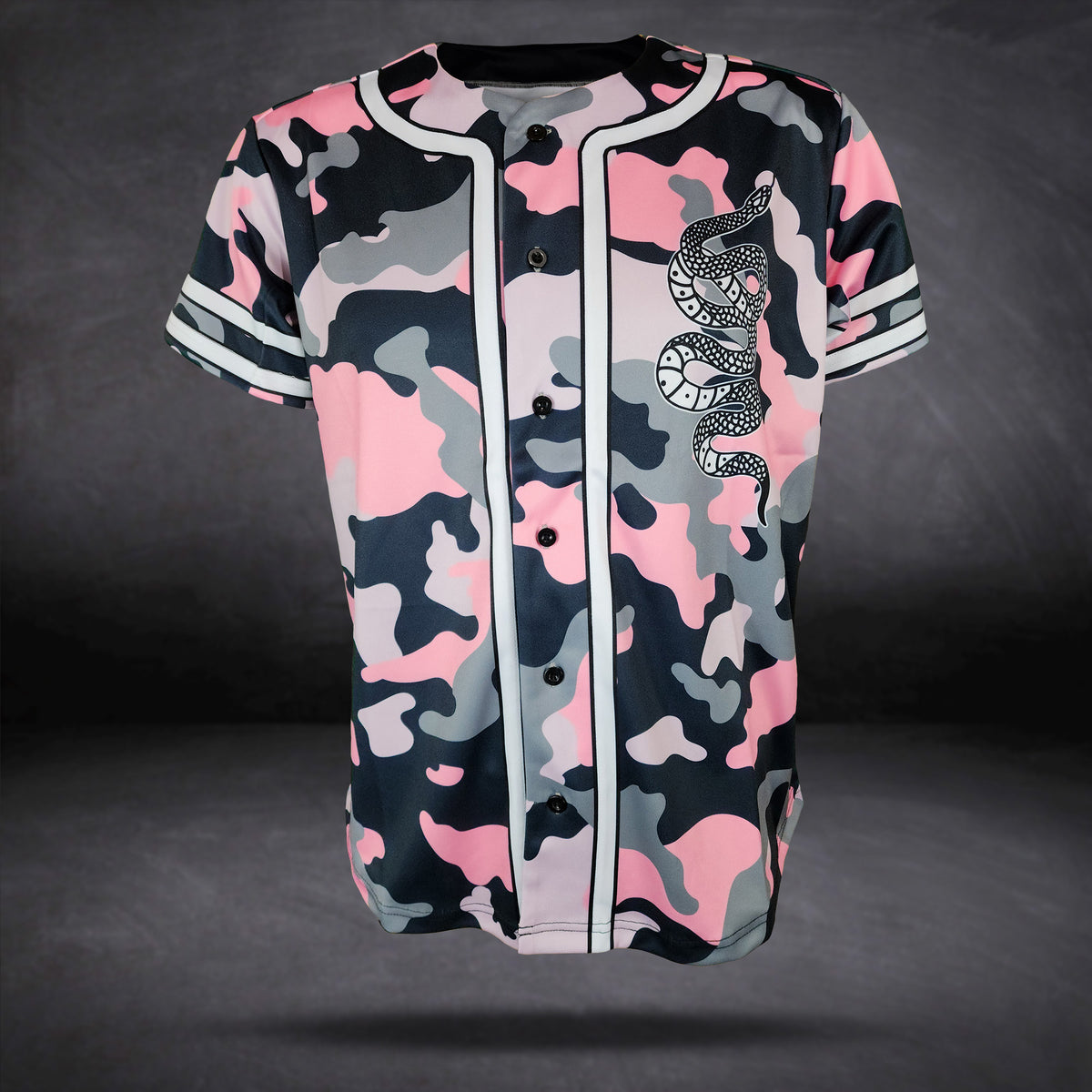 Pink Camo Baseball Jersey - The Buried Large