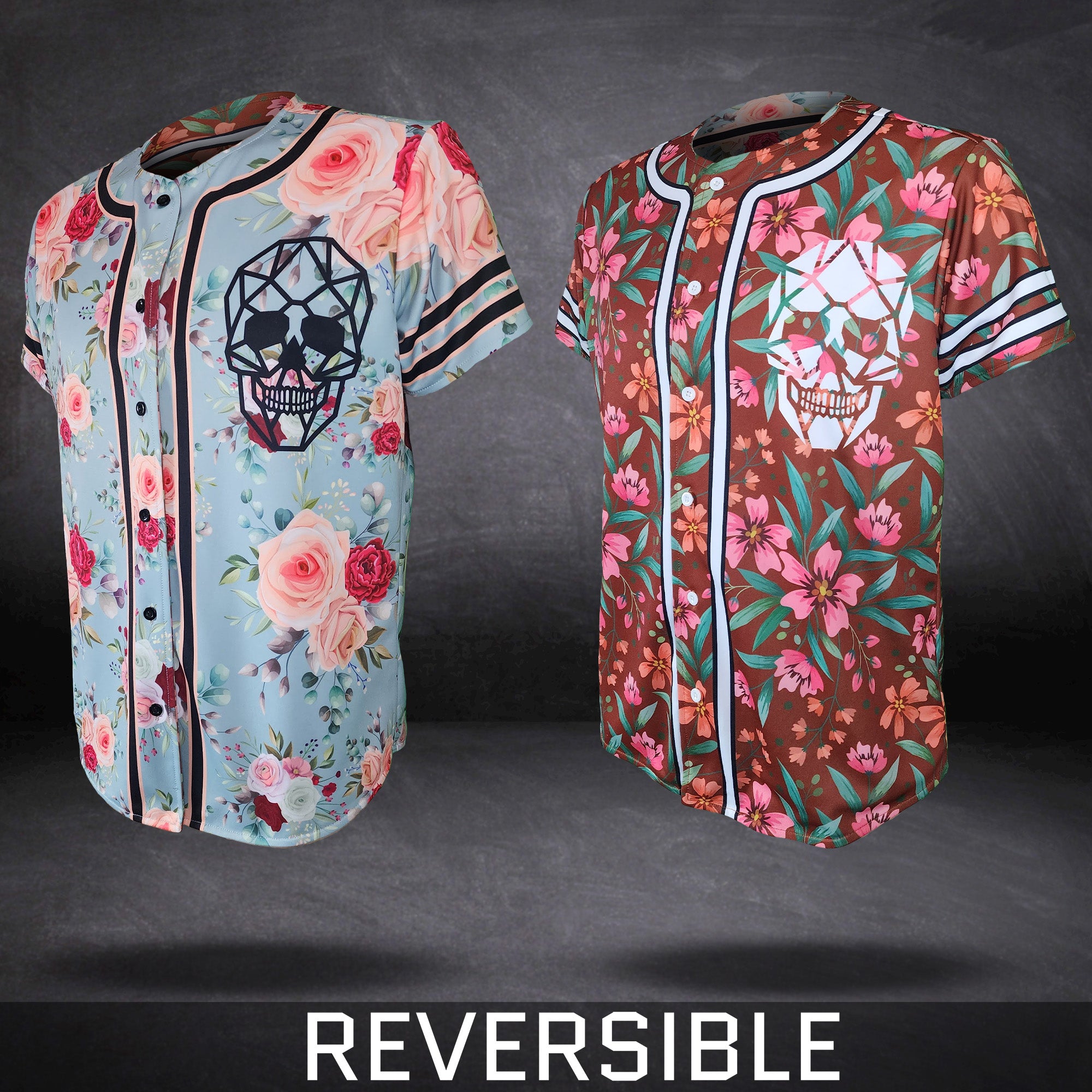 Floral store baseball jersey