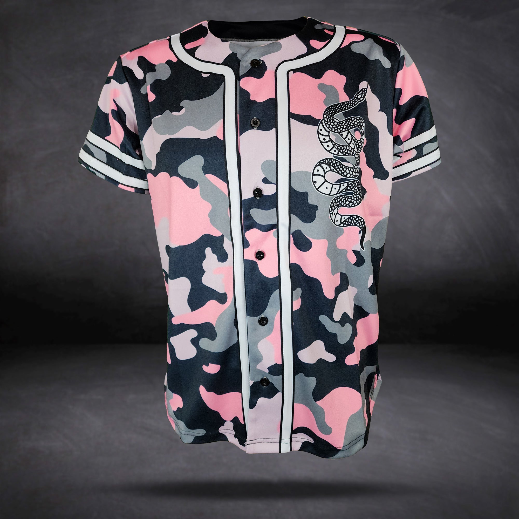 Cheap Sublimated Baseball Jerseys, Camo Pattern